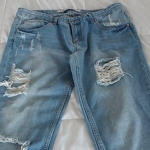 Denim Co Jeans.  Sz 10 Distressed style.